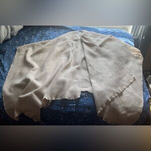 NWOT Calvin Klein Beige Wrap Coat Shawl Sweater